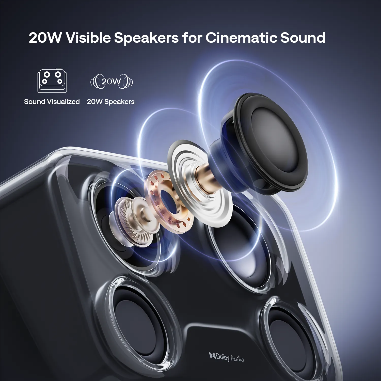 Aurzen BOOM mini Google TV Smart Projector - The Moving Screen angle 5