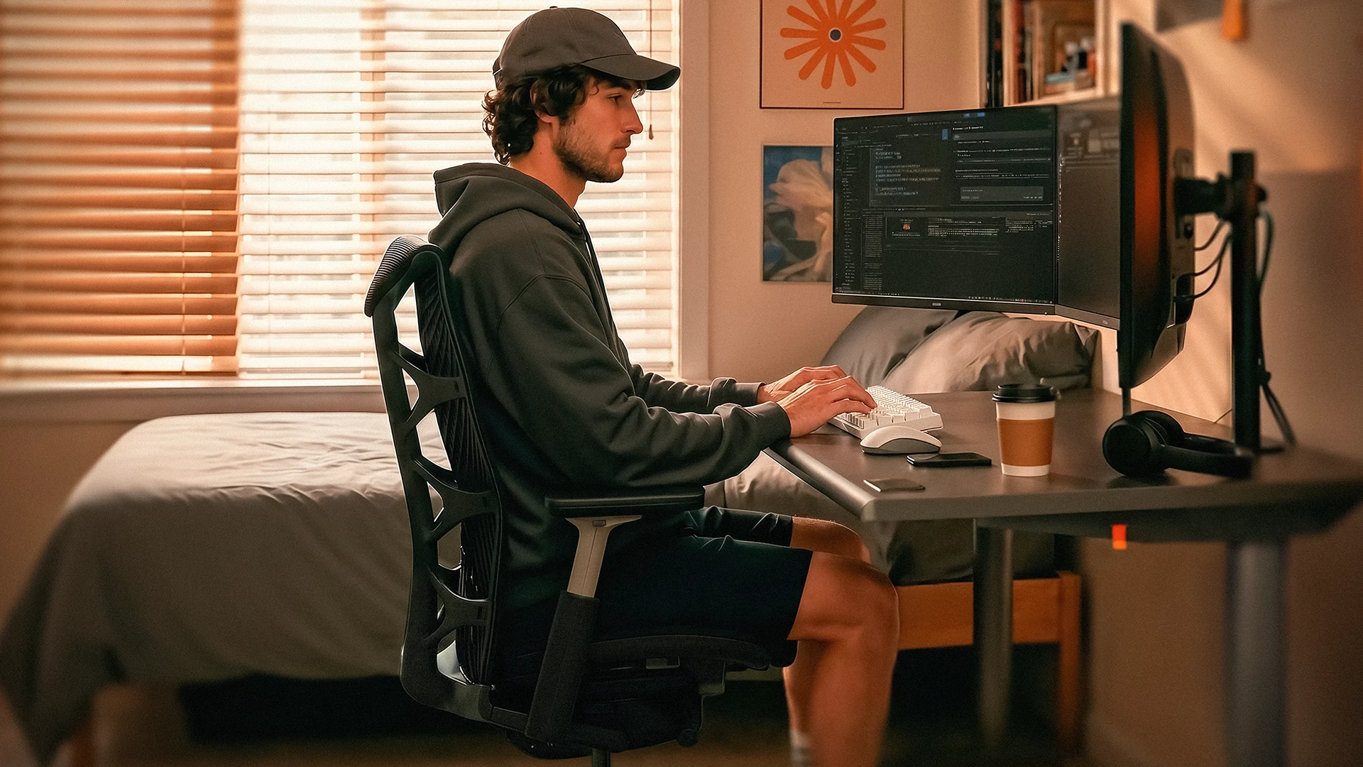 Autonomous ErgoChair Ultra 2, Black - The High Seat angle 4