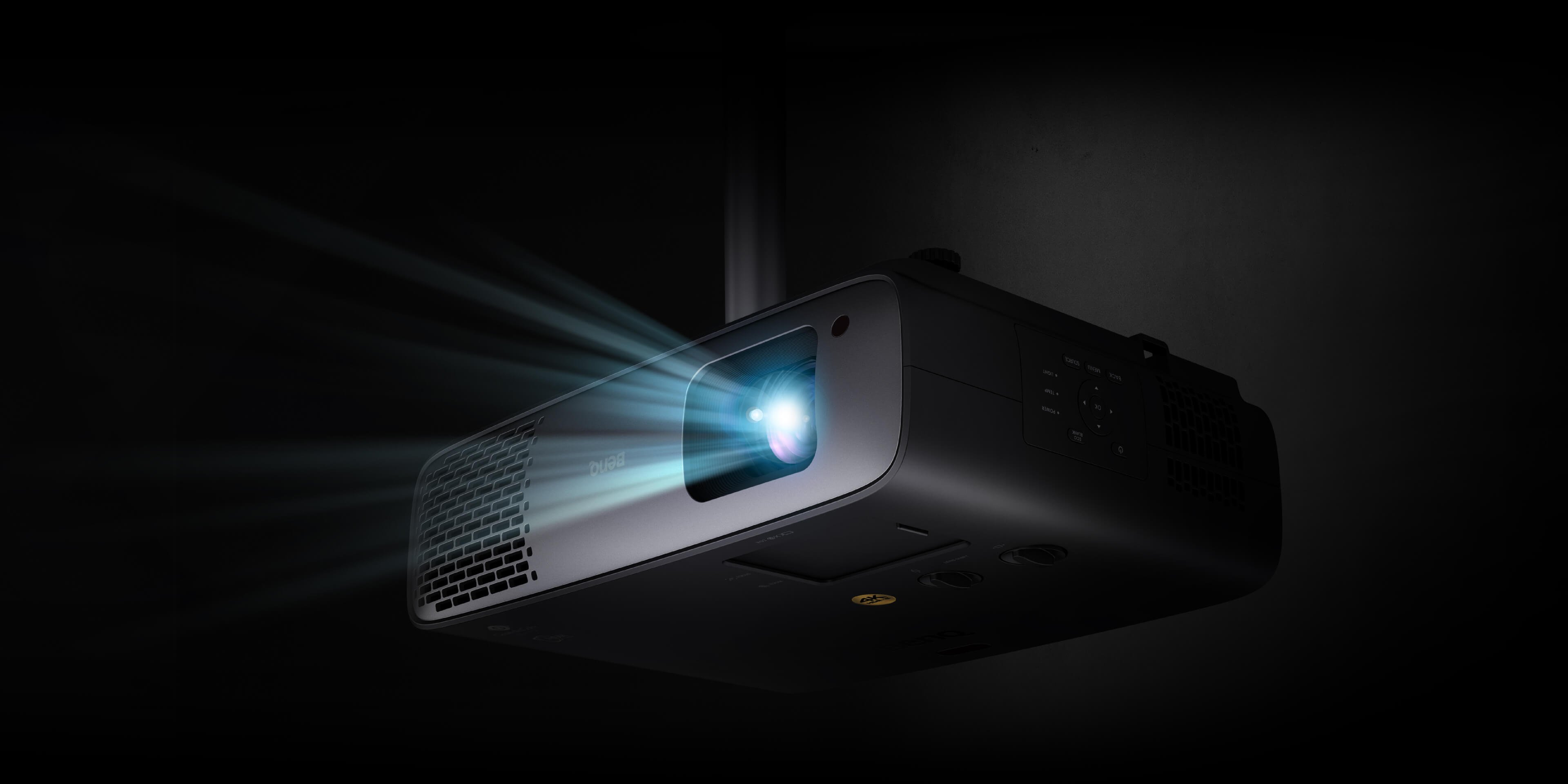 BenQ W4100i - The Cinema Hearth angle 1