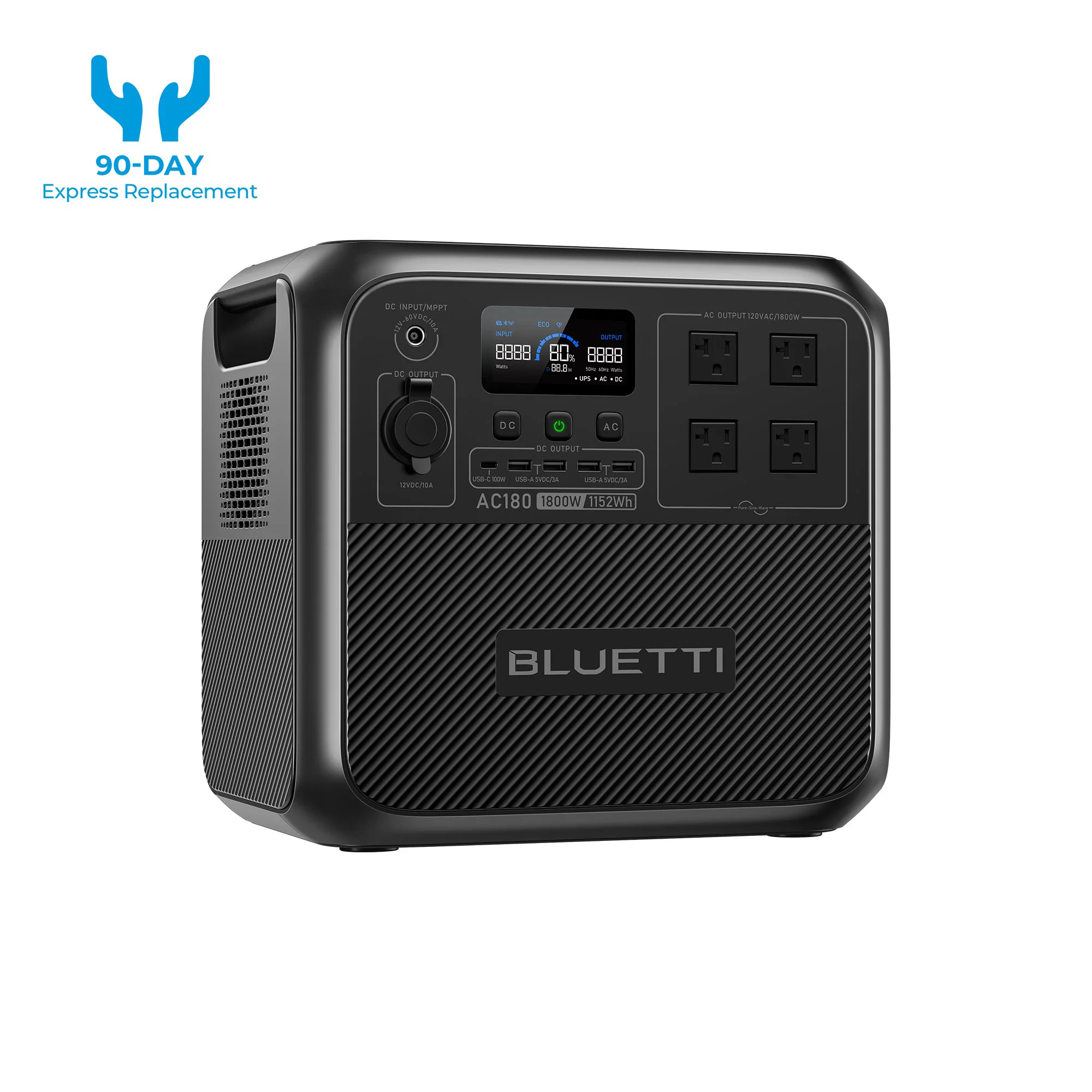 BLUETTI AC180 - The Long Watch angle 2