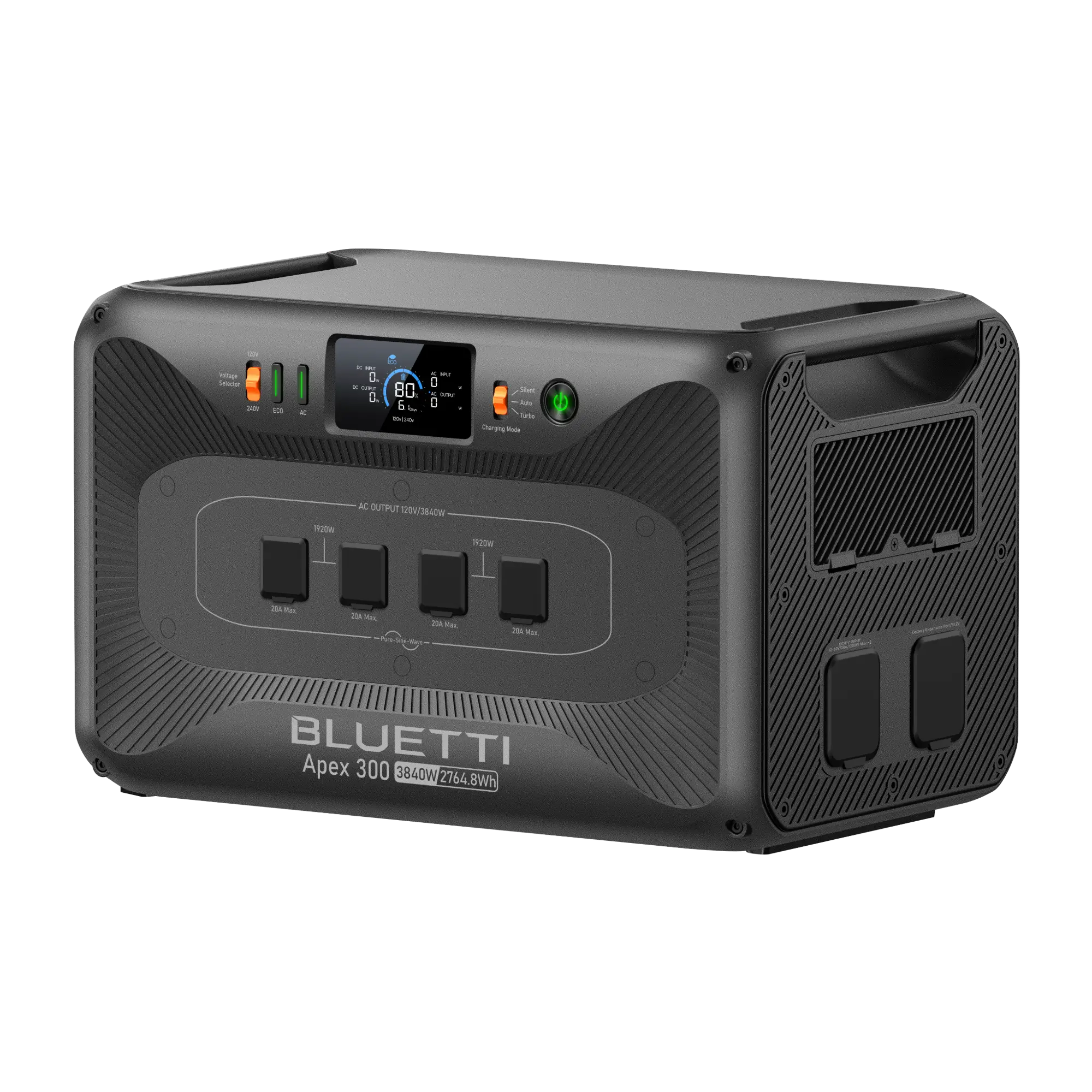 BLUETTI Apex 300 + Charger 1 - The Reserve Gate angle 2