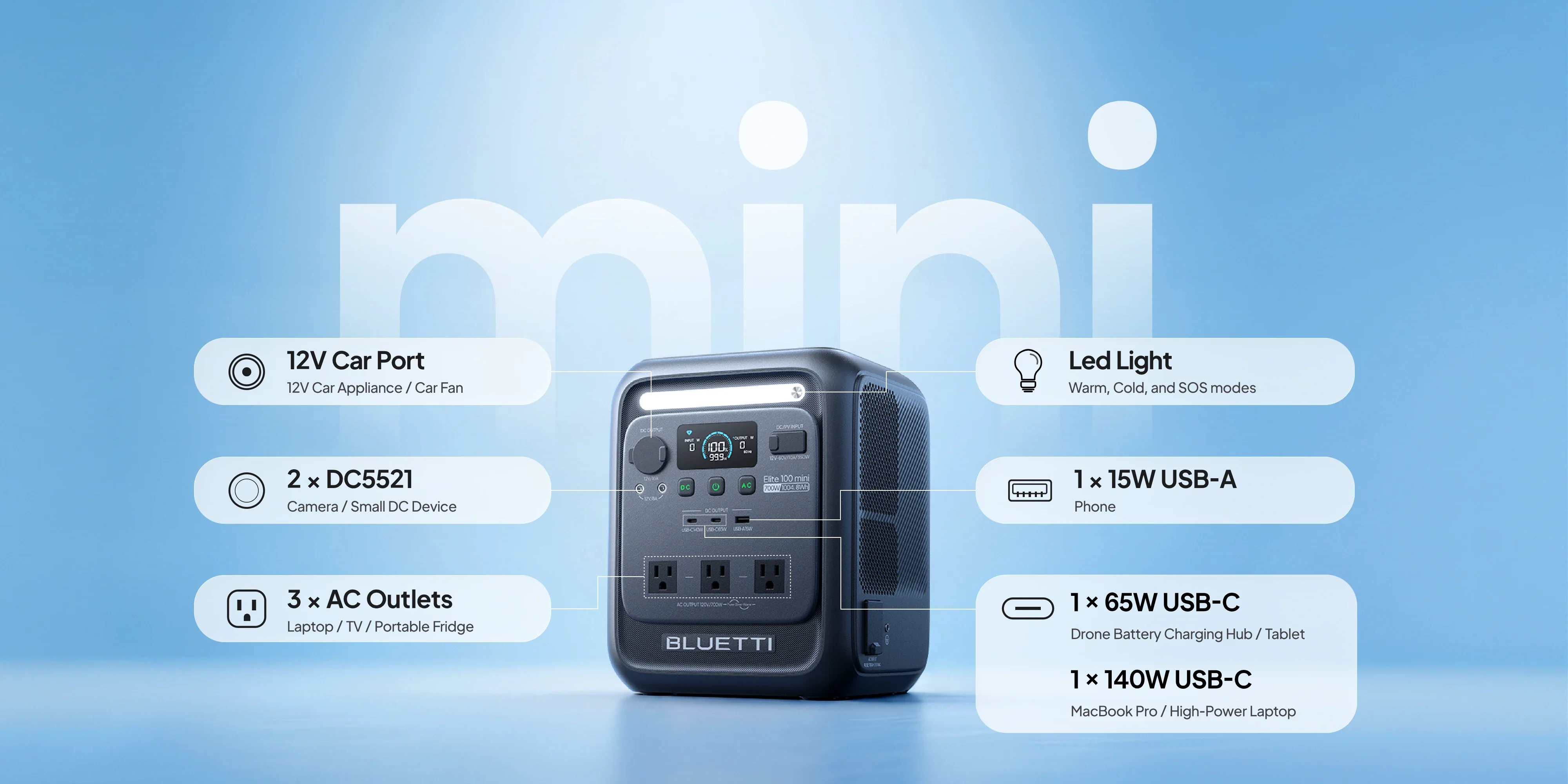 BLUETTI Elite 100 mini gallery view 7