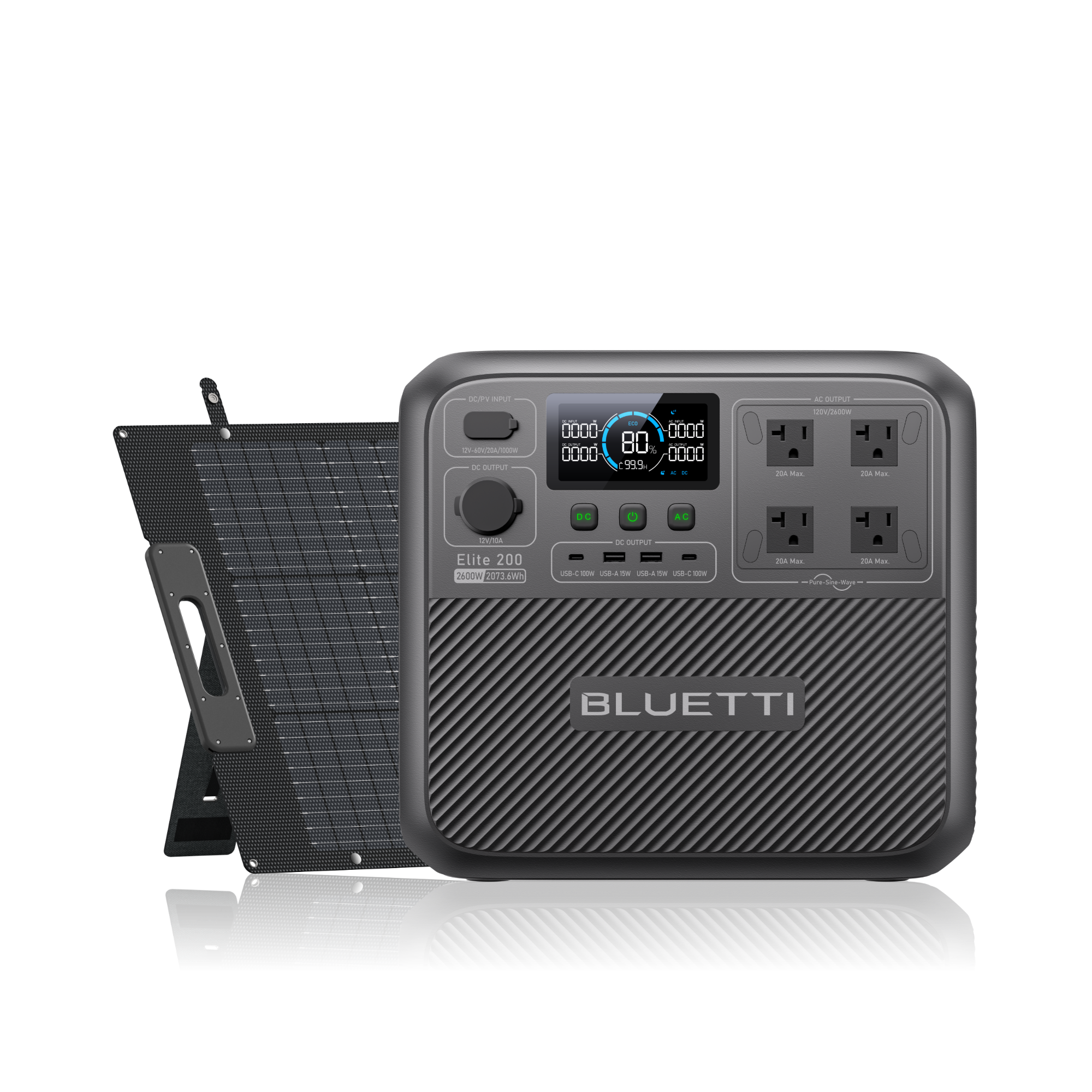 BLUETTI Elite 200 V2 + 200W Solar gallery view
