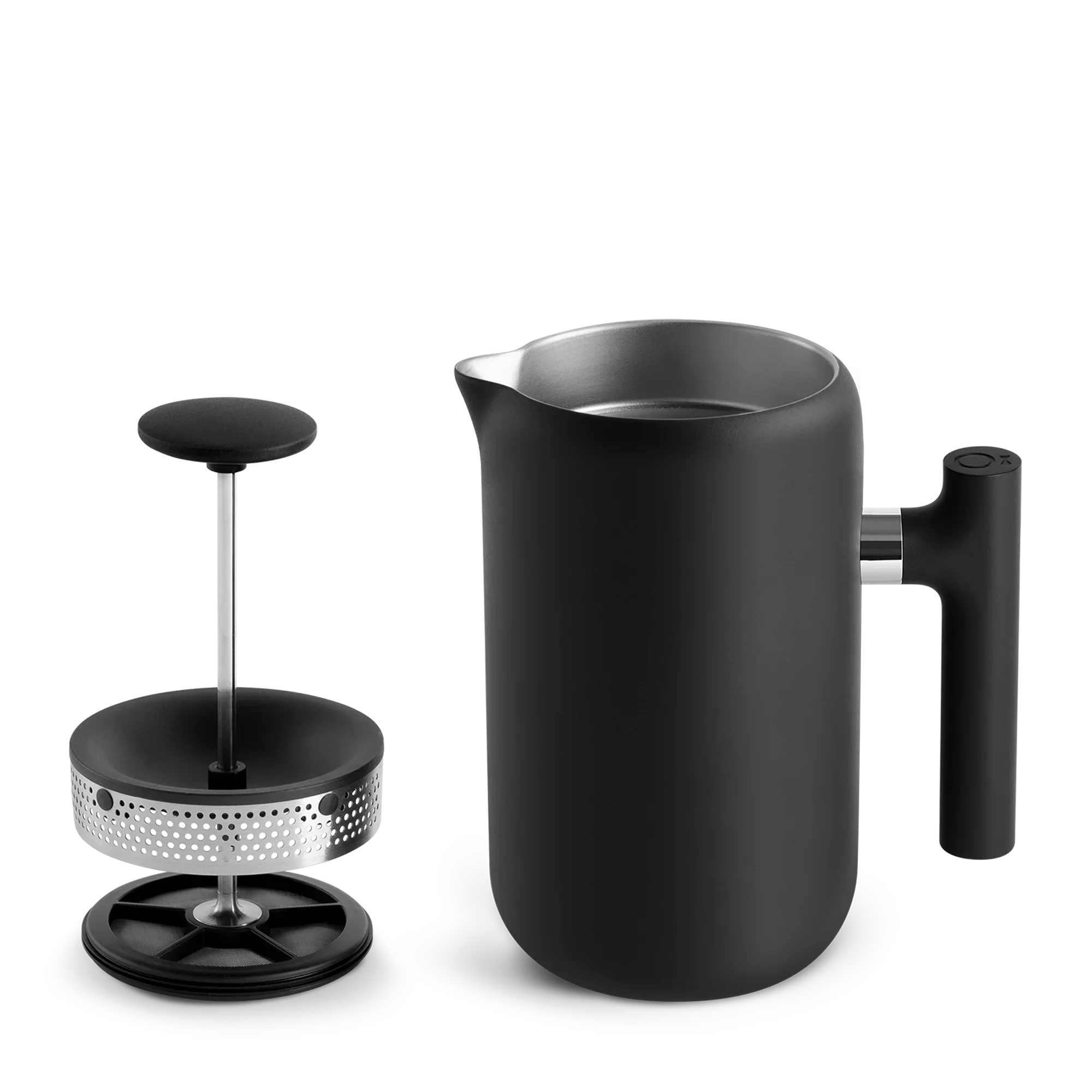 Fellow Clara French Press - The Patient Press angle 4