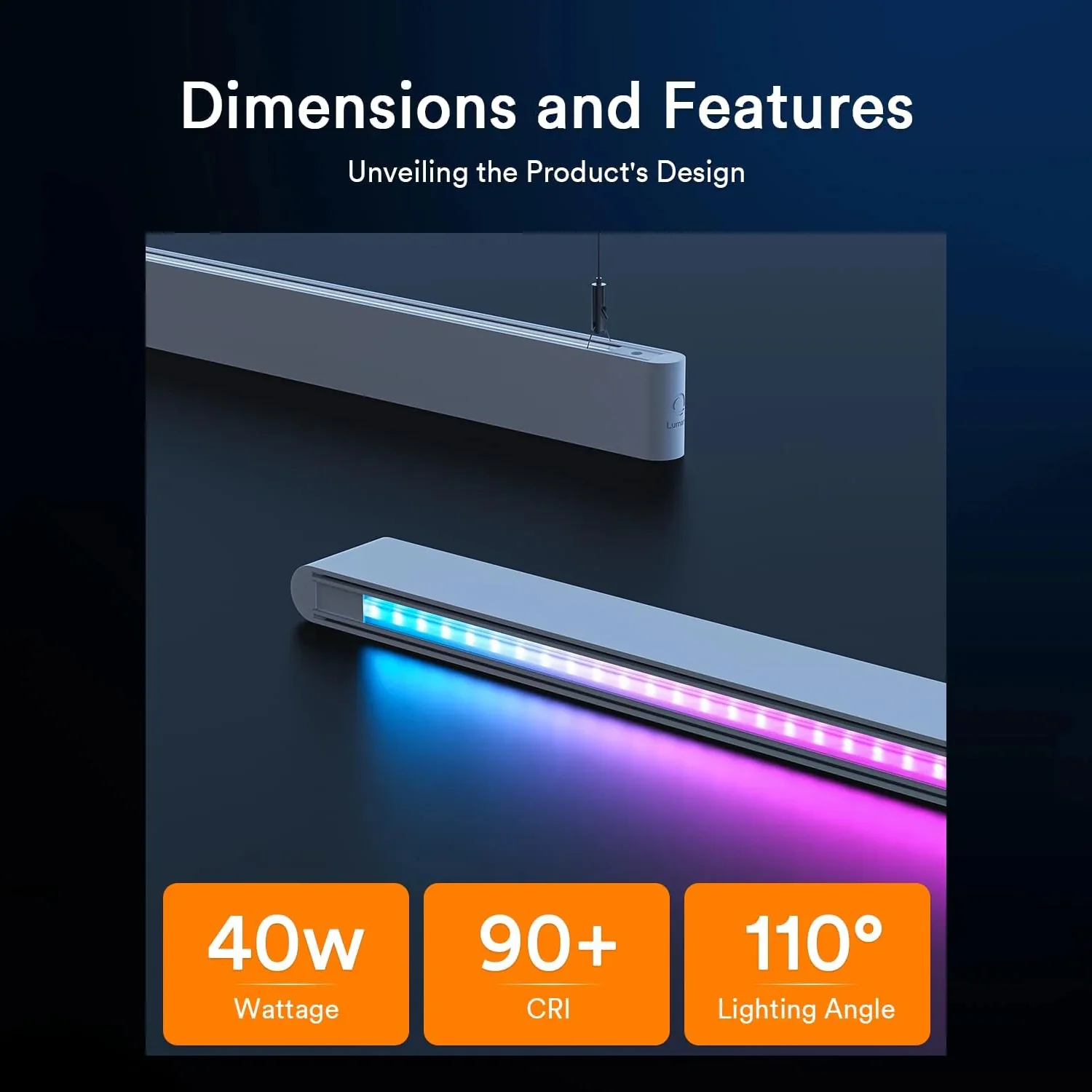 Lumary Smart RGBAI Linear Light (L-LL47A1) gallery view 5