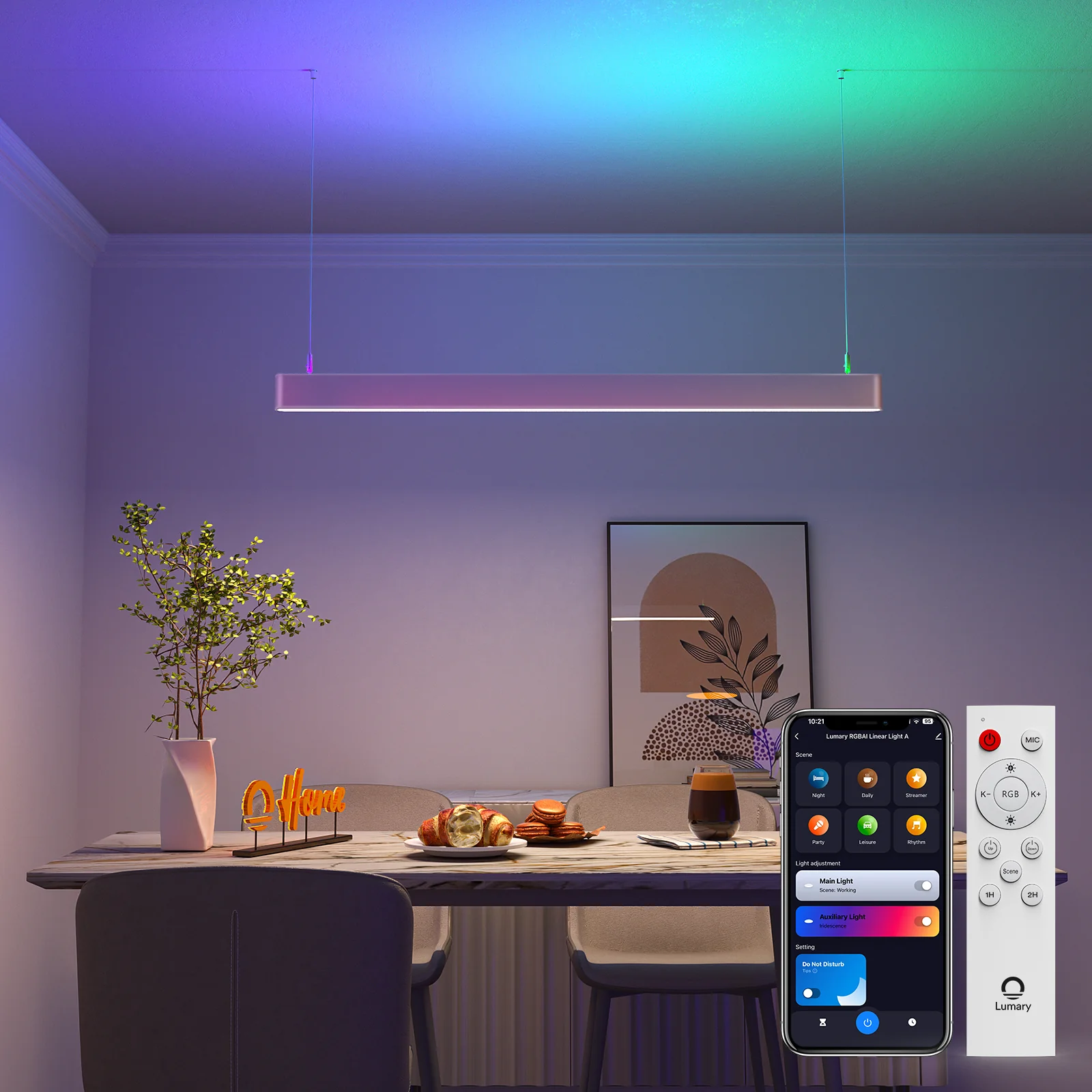 Lumary Smart RGBAI Linear Light (L-LL47A1) gallery view 6