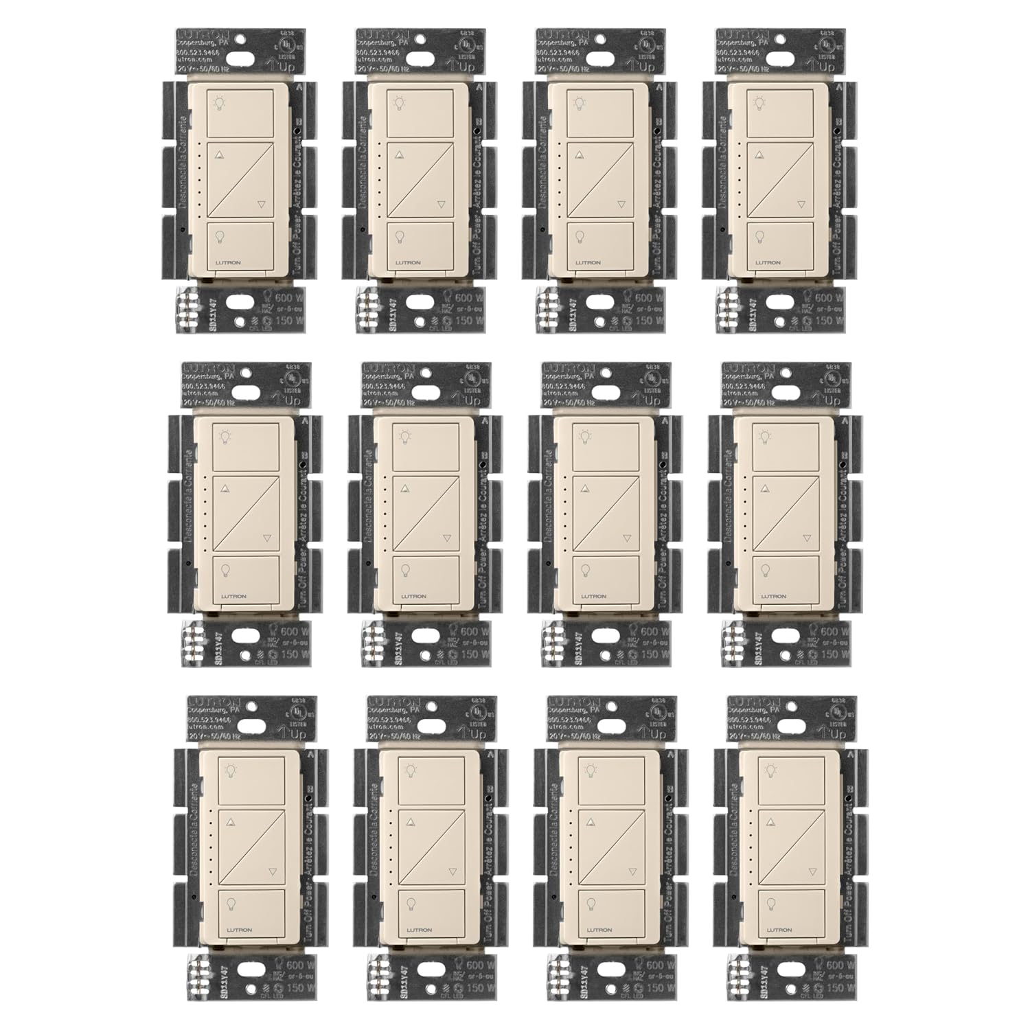 Lutron Caseta Original Smart Dimmer Switch PD-6WCL-BL - The Quiet Circuit angle 5