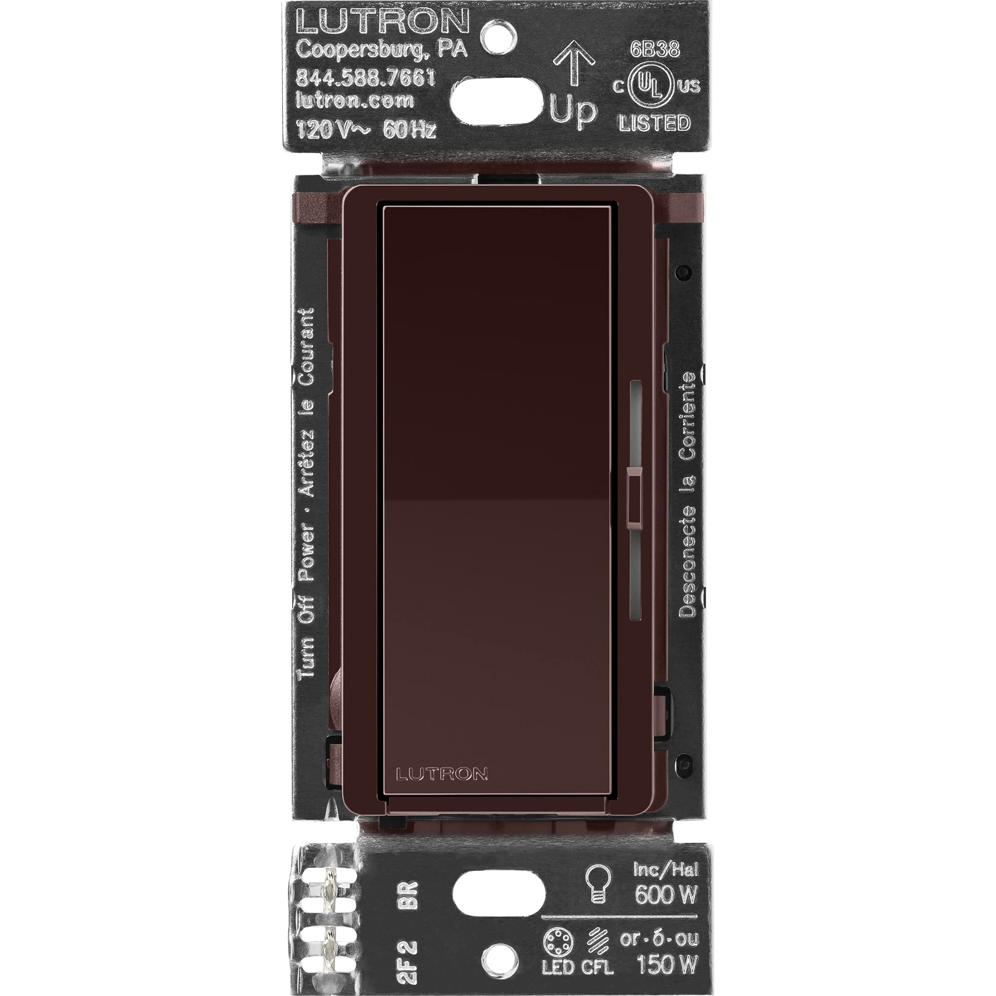 Lutron Diva Smart Dimmer DVRF-6L-BR
