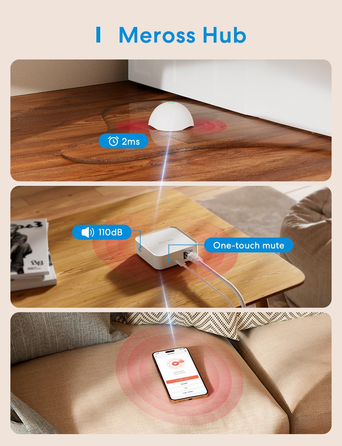 Meross Matter Smart Hub MSH450MA - The Quiet Gate angle 3