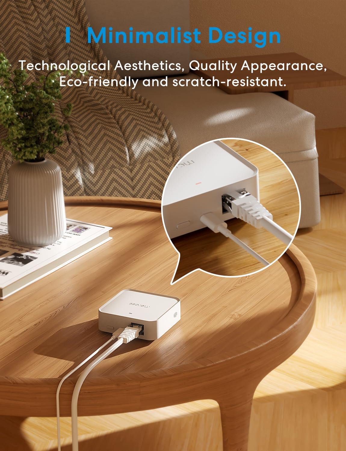 Meross Matter Smart Hub MSH450MA - The Quiet Gate angle 4