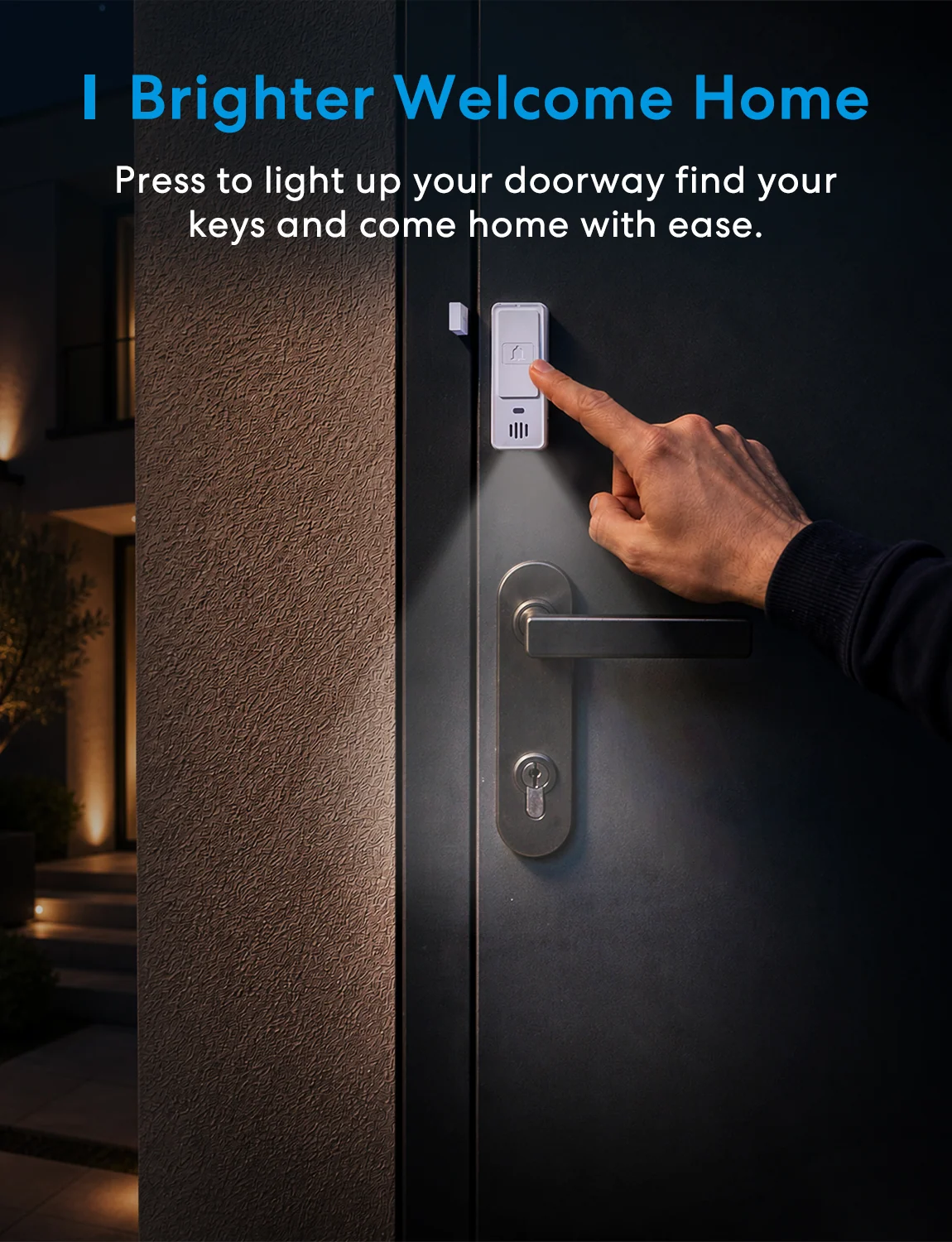 Meross 3-in-1 Smart Door and Window Sensor with Doorbell Mode, MS220 gallery view 5