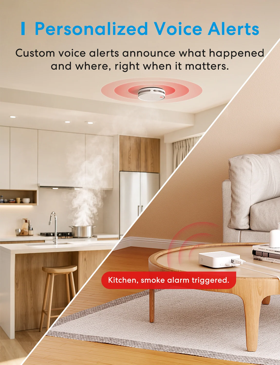 Meross Matter Smart Hub Pro with Voice Alerts, MSH450P - The Quiet Gate angle 1