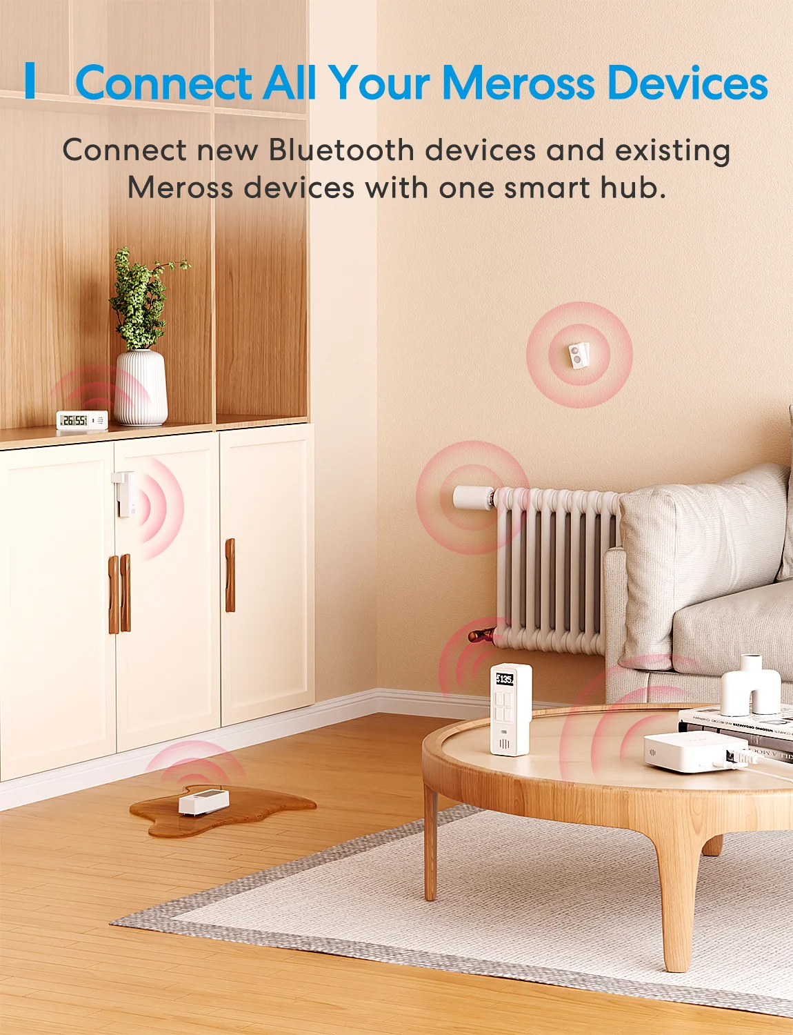 Meross Matter Smart Hub Pro with Voice Alerts, MSH450P - The Quiet Gate angle 4