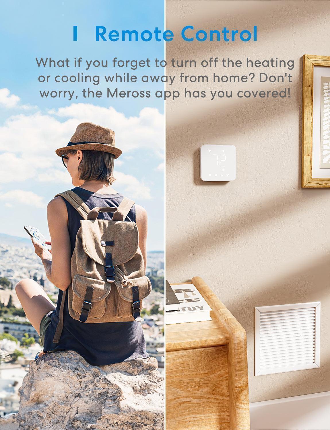Meross Matter Smart Thermostat MTS300MA gallery view 3