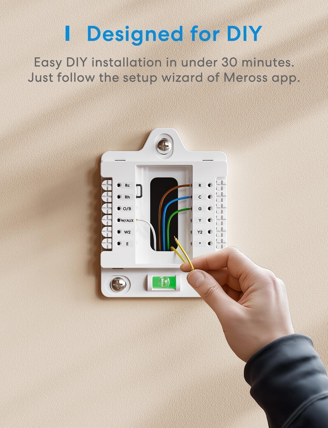 Meross Matter Smart Thermostat MTS300MA gallery view 9