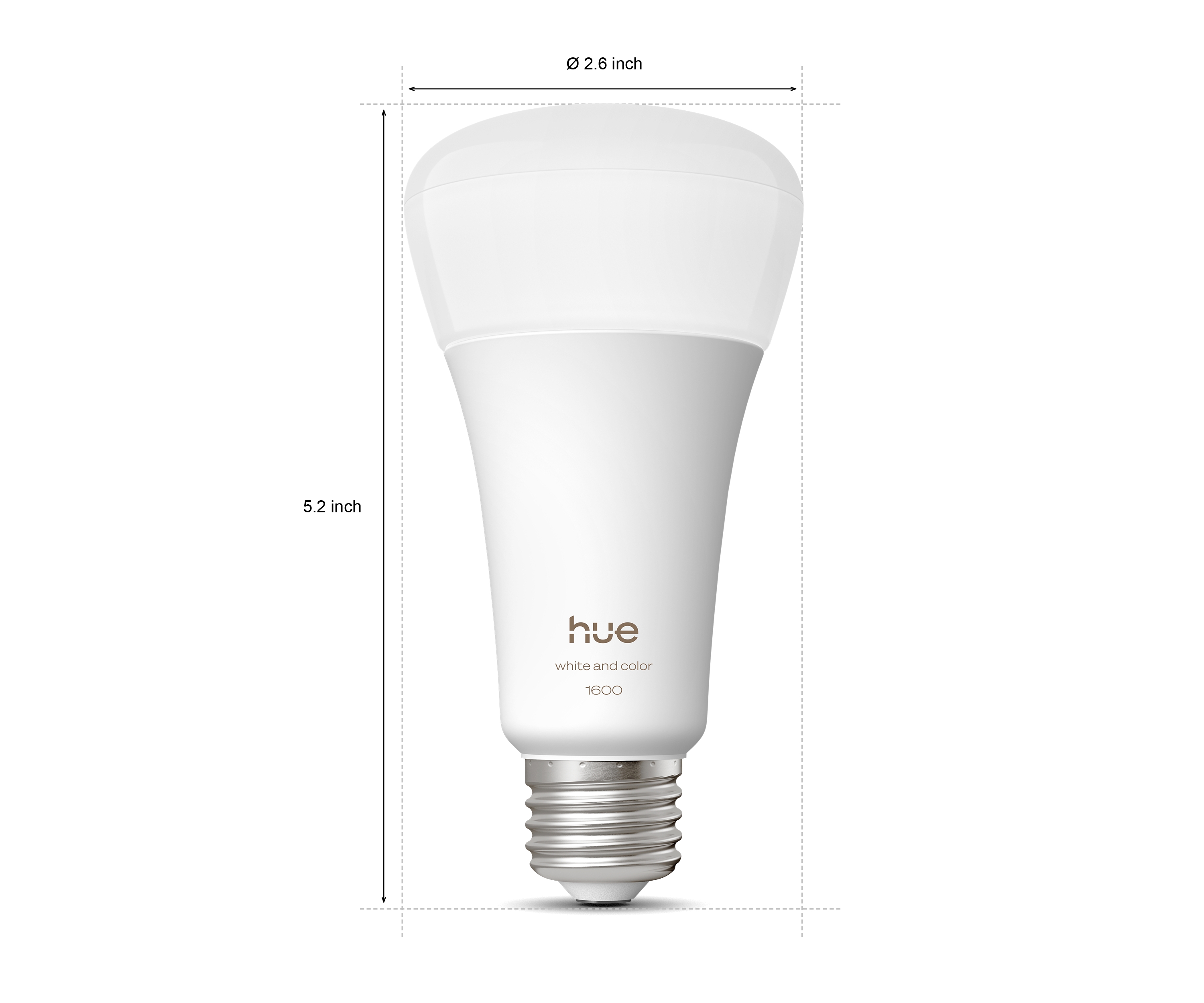 Philips Hue White and Color Ambiance 100W A21 E26 Smart Bulb gallery view 3