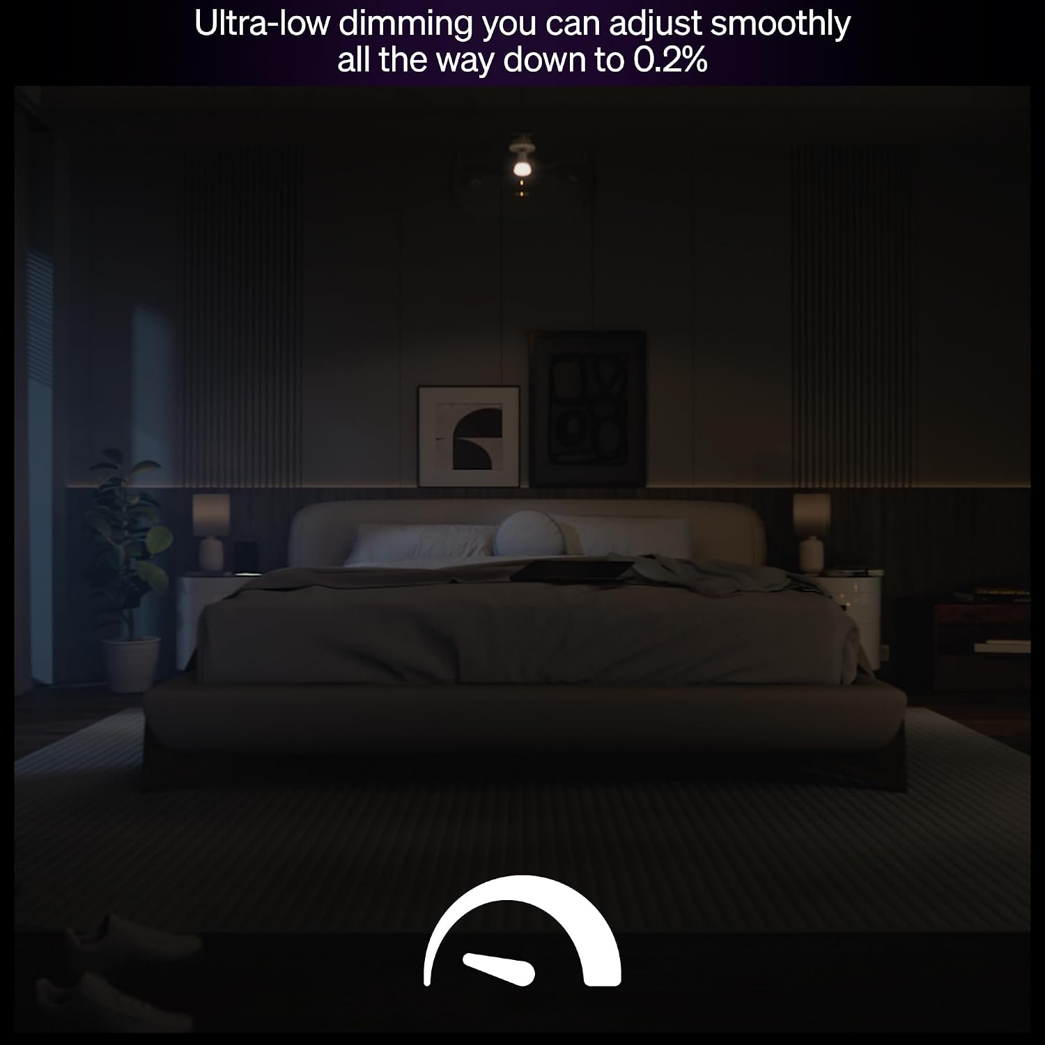 Philips Hue White and Color Ambiance 75W A19 E26 Smart Bulb - The Dusk Spectrum angle 2