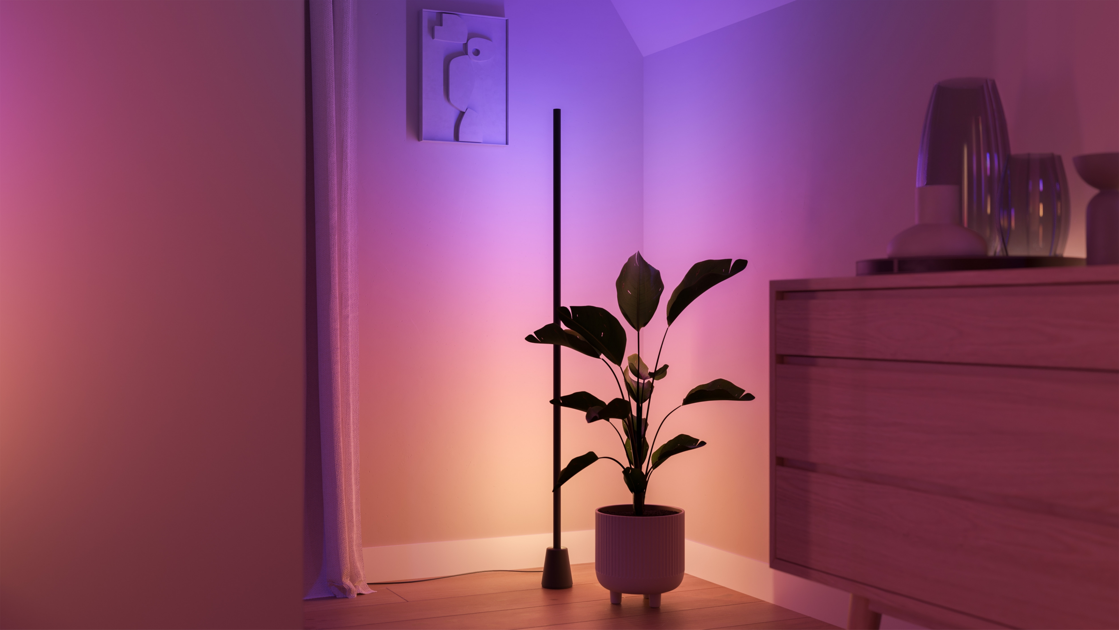 Philips Hue Play Floor Lamp Large - The Dusk Column angle 4