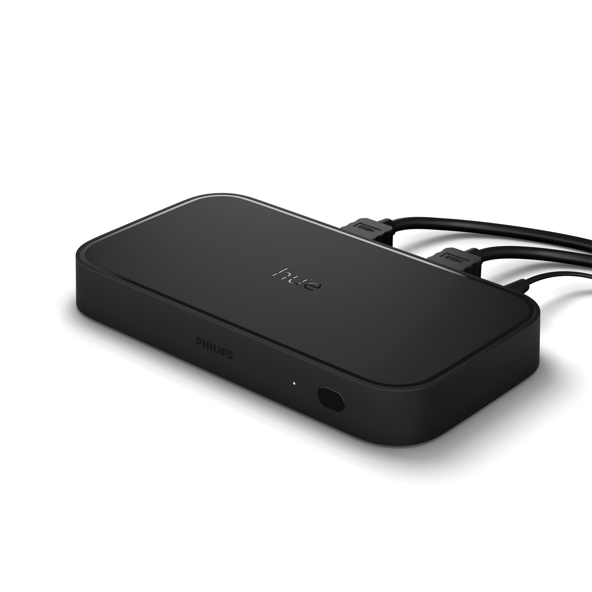 Philips Hue Play HDMI Sync Box 8K - The Color Bridge angle 2