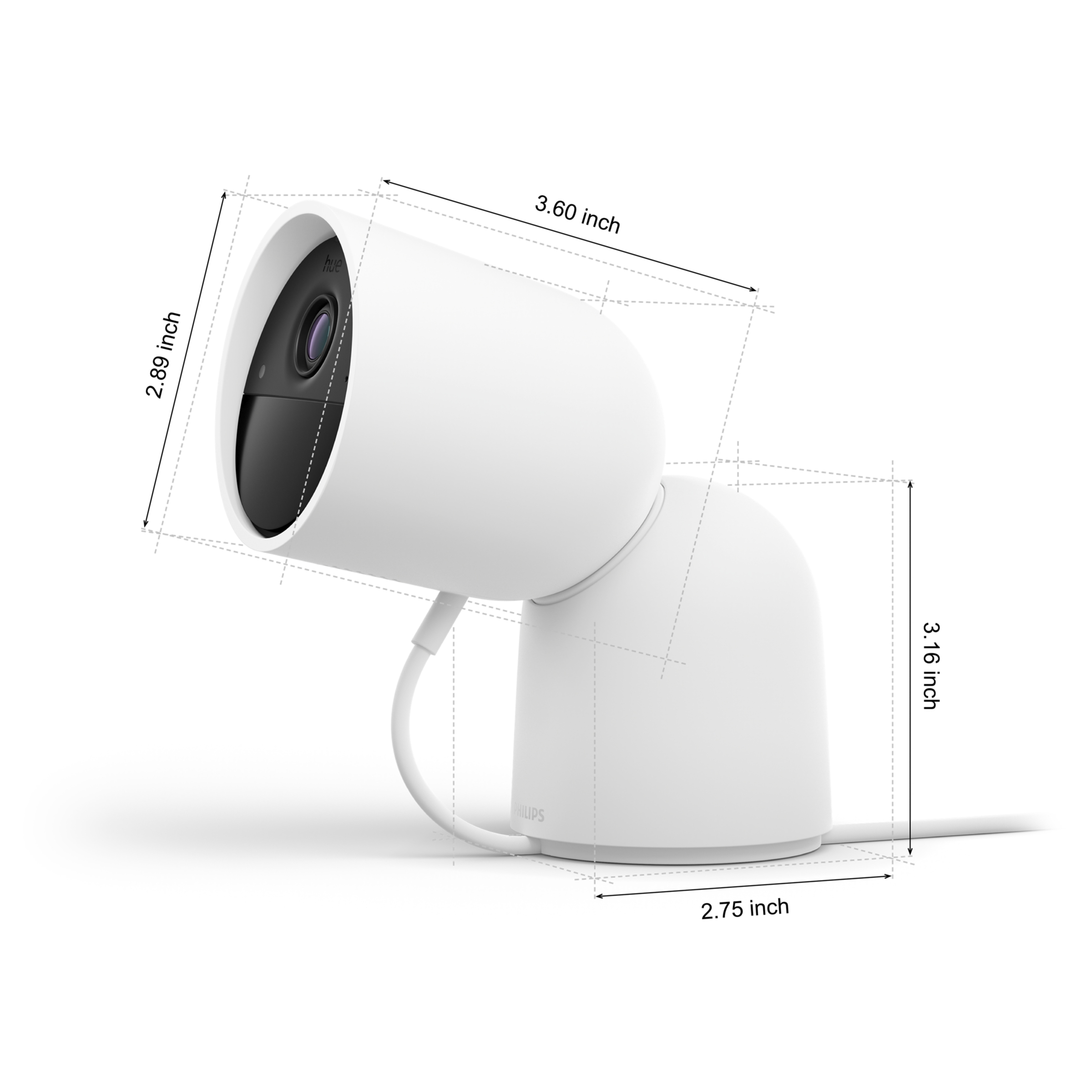 Philips Hue Secure Wired Camera with Desktop Stand gallery view 3