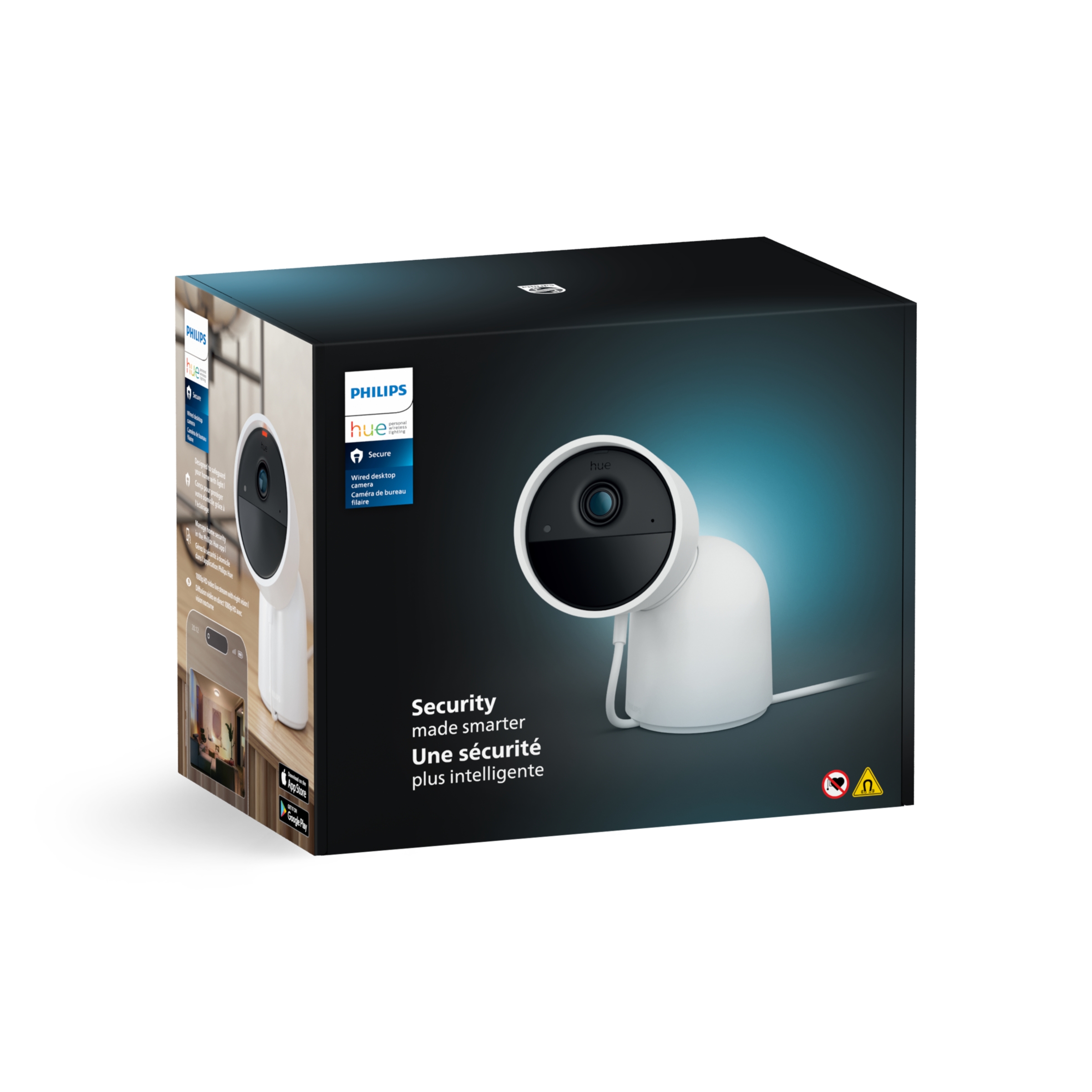 Philips Hue Secure Wired Camera with Desktop Stand gallery view 5