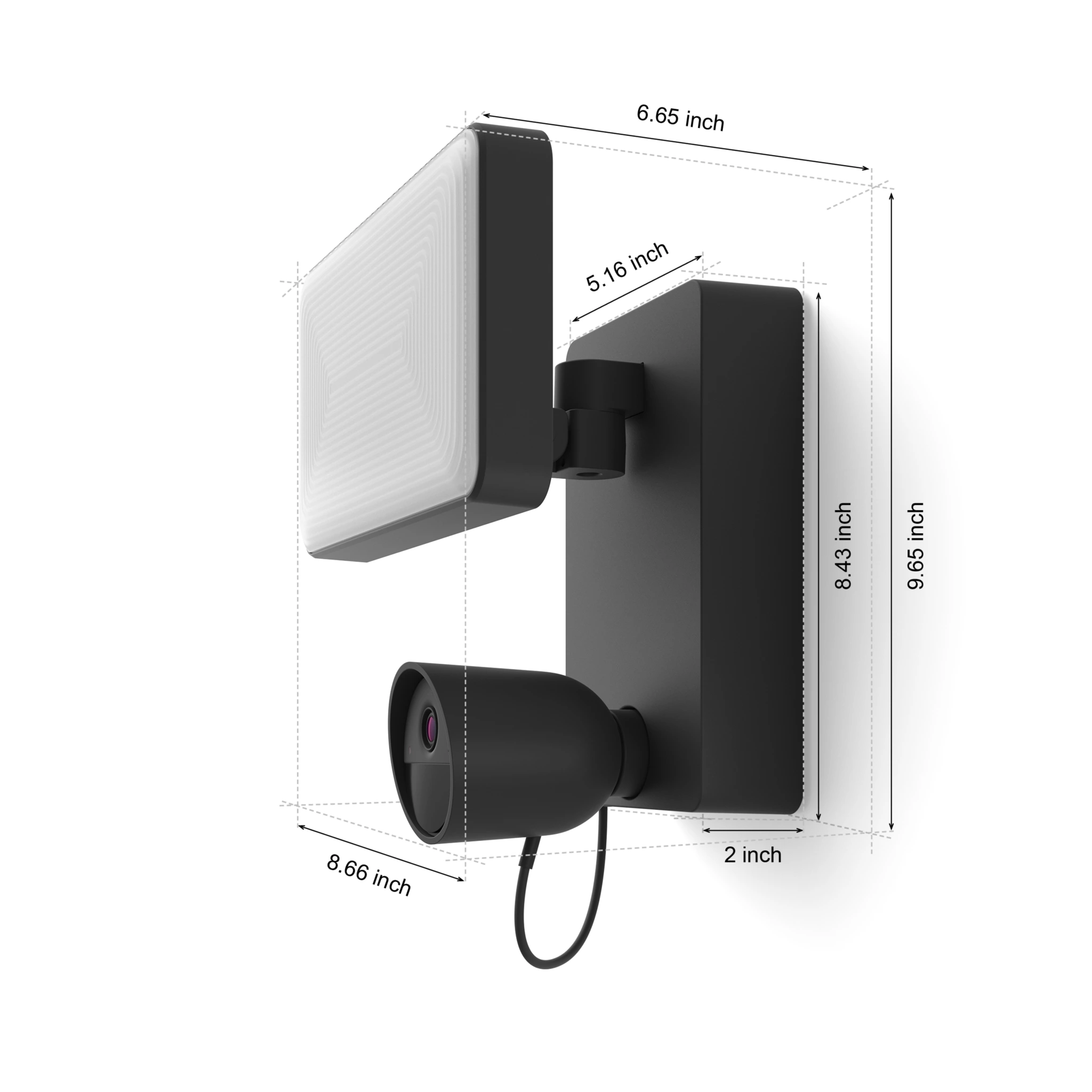Philips Hue Secure Flood Light Camera - The Perimeter Lantern angle 3