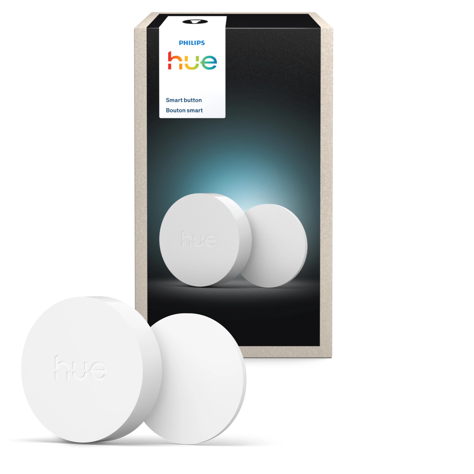 Philips Hue Smart Button v3, product 046677605773 - The Scene Hand angle 2