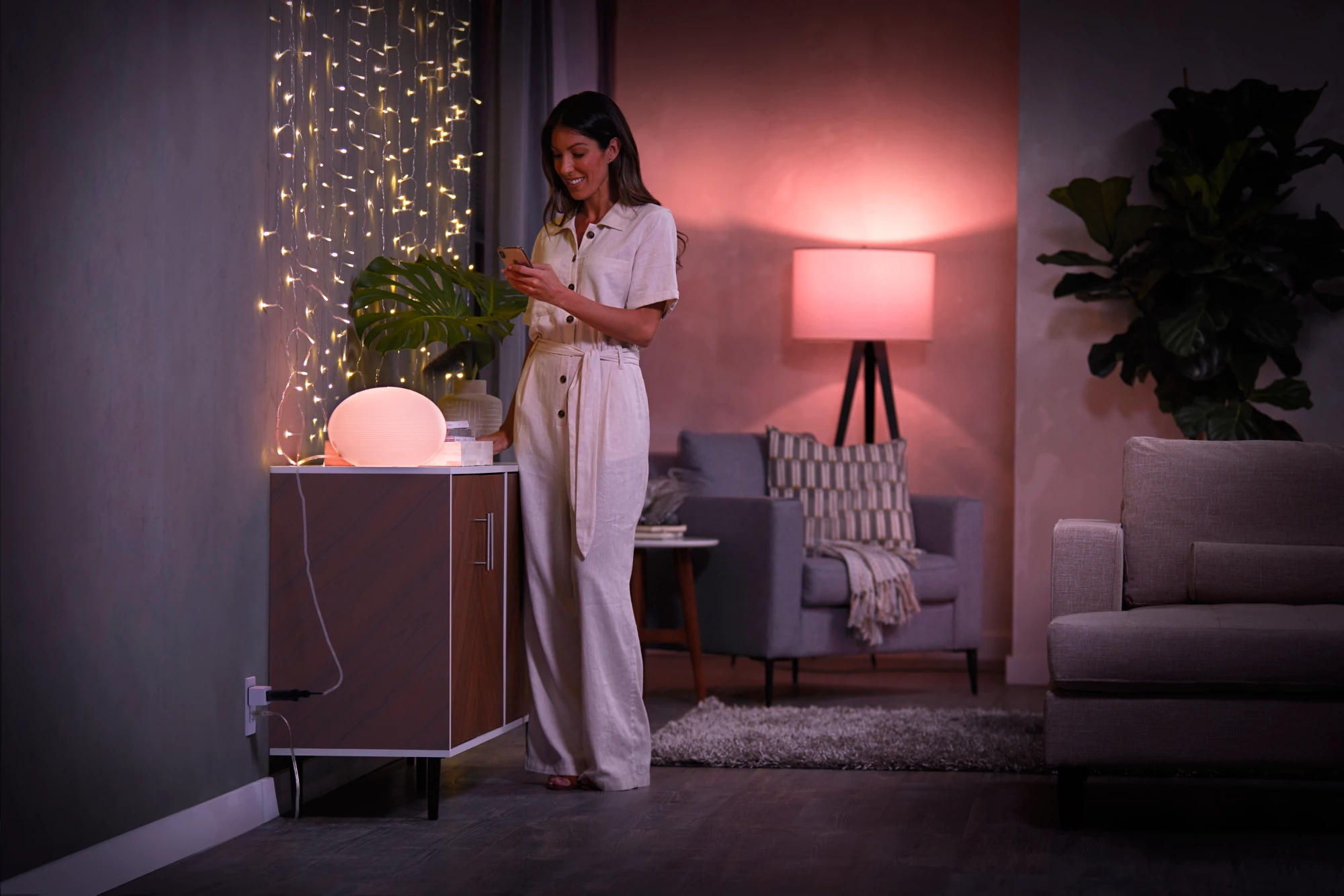 Philips Hue Smart Plug, White, model 552349 - The Quiet Circuit angle 4