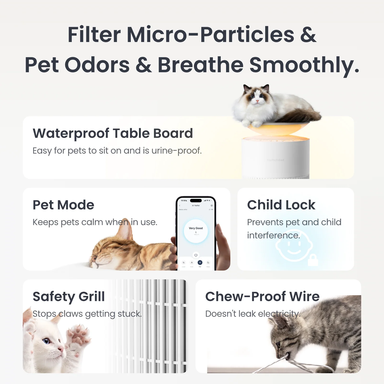 SwitchBot Air Purifier Table gallery view 4