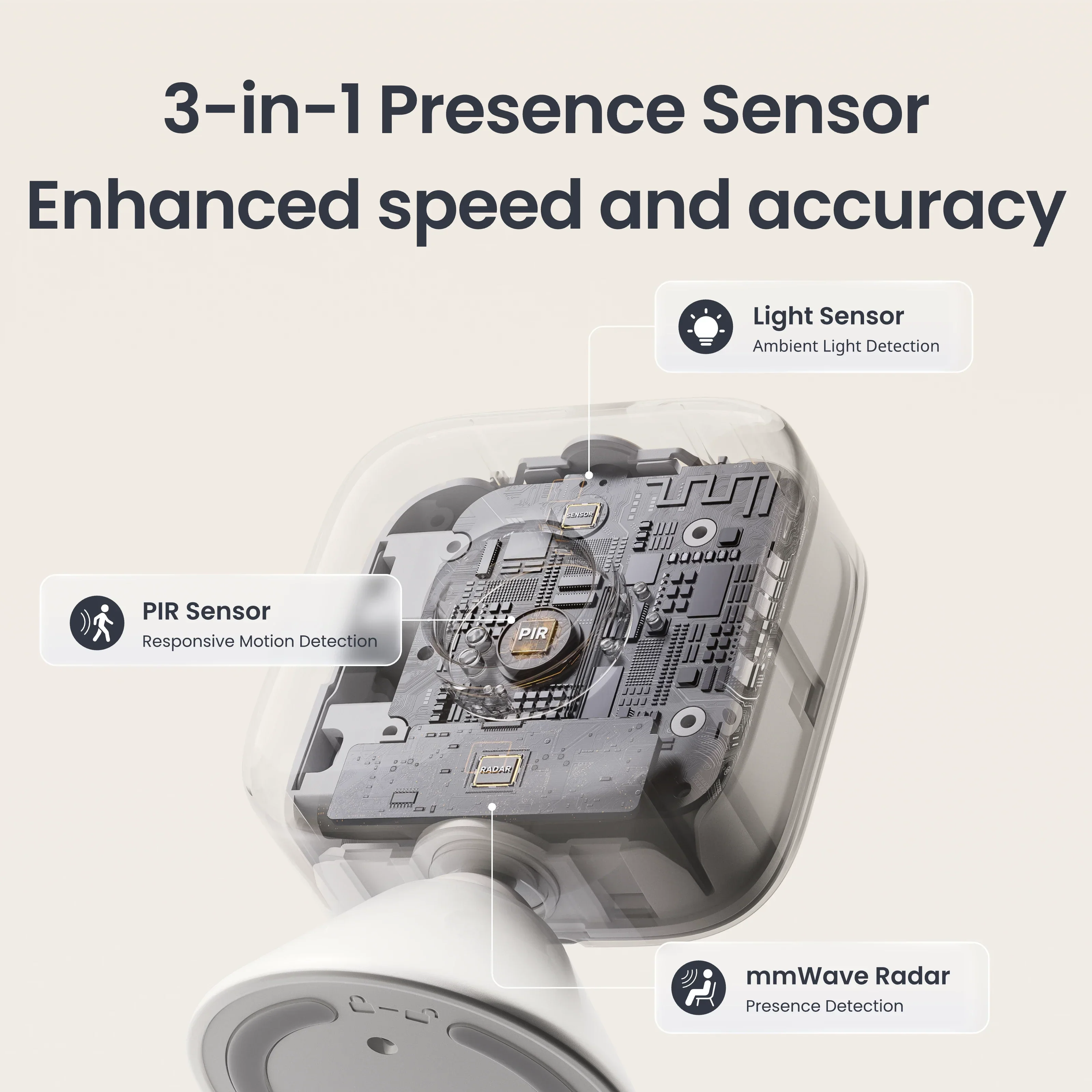 SwitchBot mmWave Presence Sensor - The Still Signal angle 1