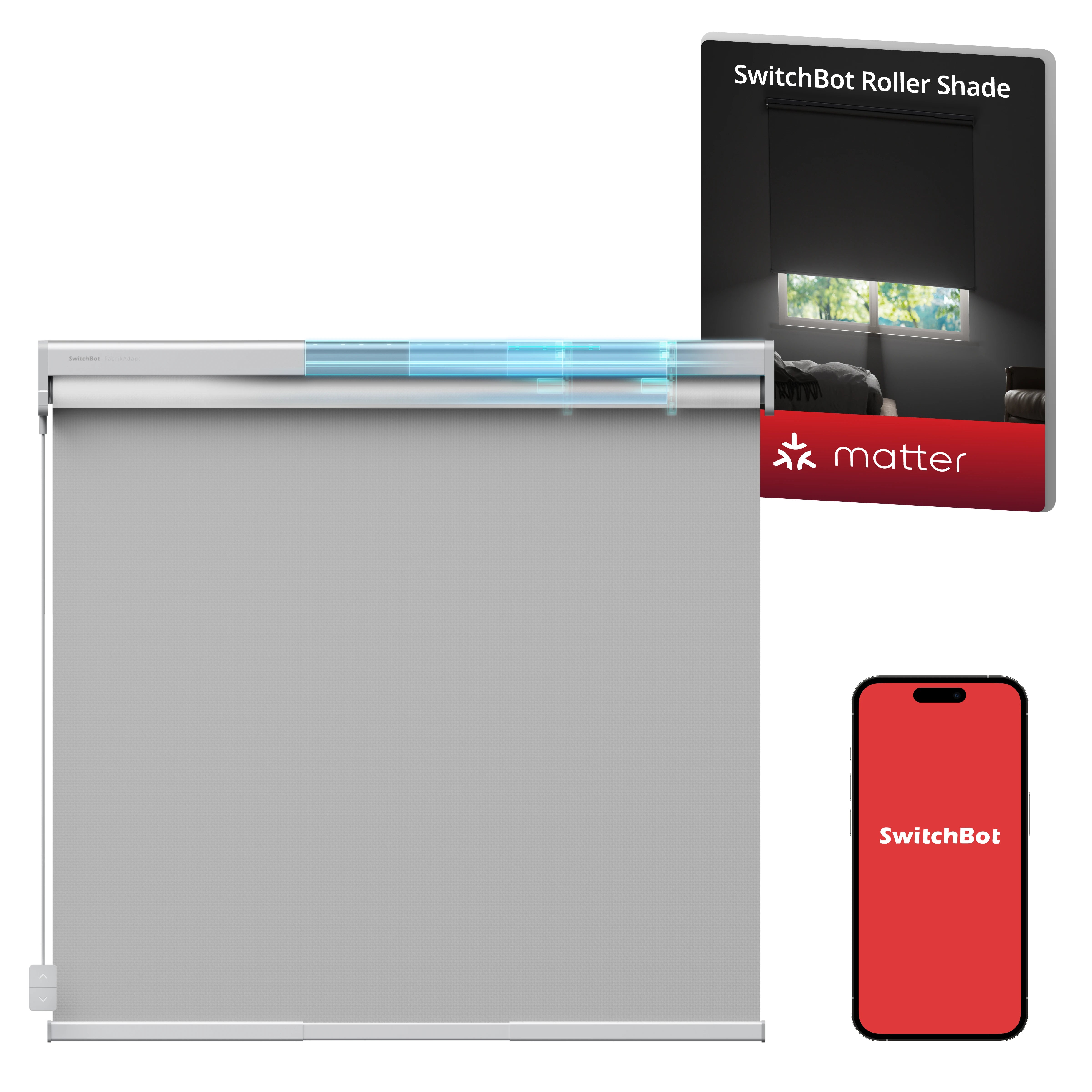 SwitchBot Roller Shade - The Dusk Curtain angle 3